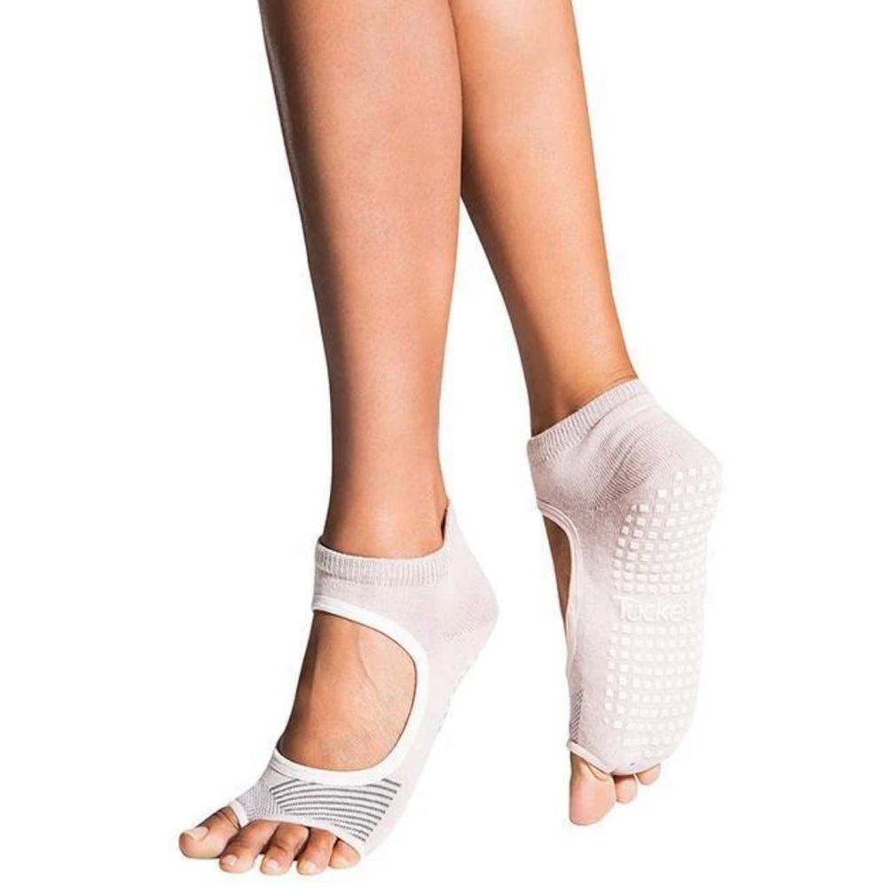 Tucketts Allegro Open Toes,Open Mind Women’s Grips Socks